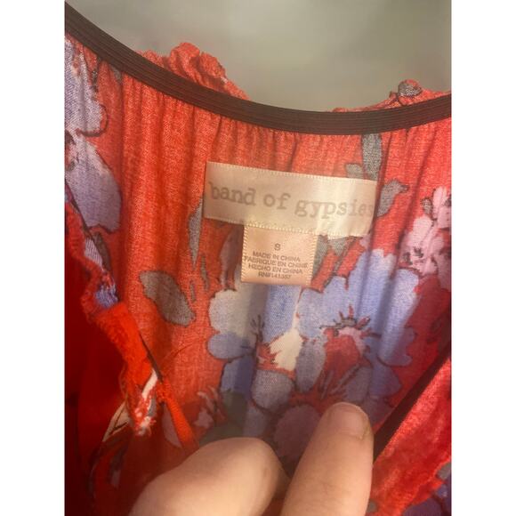 Band of Gypsies- Flowy Floral Maxi dress-size Small - Picture 7 of 7